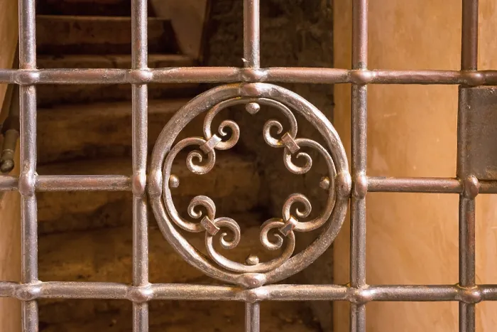 Framed Print : Metal Grill with Circular Pattern Print Framed Print : Metal Grill with Circular Pattern Print