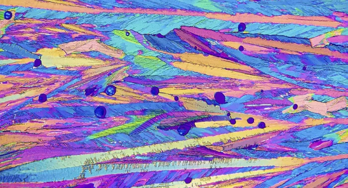 Framed Print : Polarized Microscopic Print of Adipic Acid Crystals Framed Print : Polarized Microscopic Print of Adipic Acid Crystals