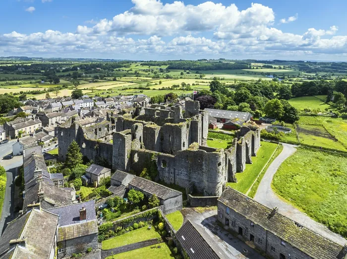 Framed Print : Middleham Castle Drone Print, North Yorkshire, England Framed Print : Middleham Castle Drone Print, North Yorkshire, England
