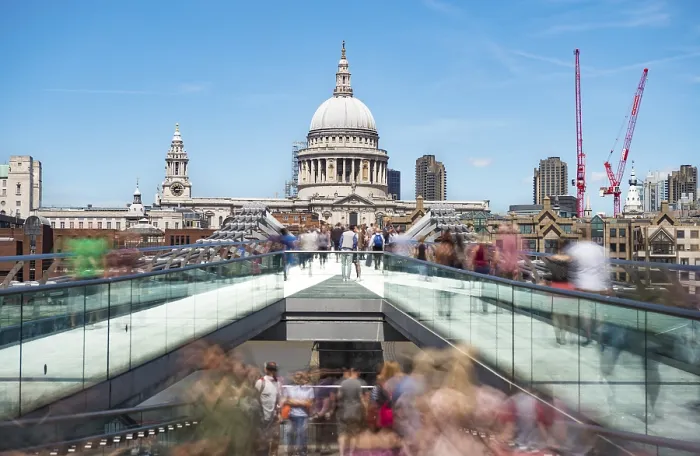 Framed Print : Millennium Bridge and St Paul's Cathedral Print, London Framed Print : Millennium Bridge and St Paul's Cathedral Print, London