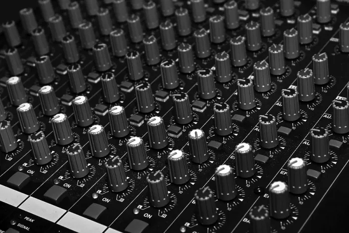 Framed Print : Mixing Console Print - Professional Audio Equipment Framed Print : Mixing Console Print - Professional Audio Equipment