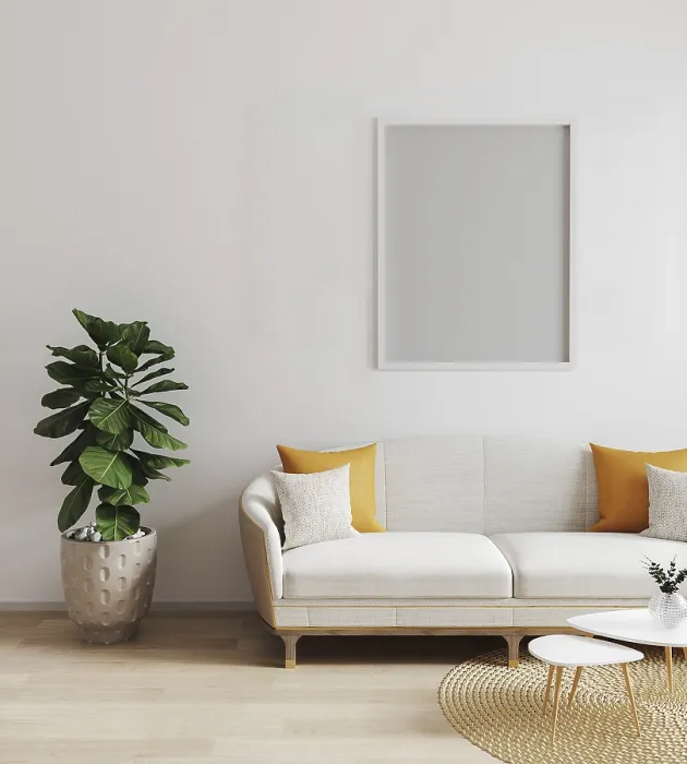 Framed Print : Mock up Poster Print in Modern Interior Framed Print : Mock up Poster Print in Modern Interior