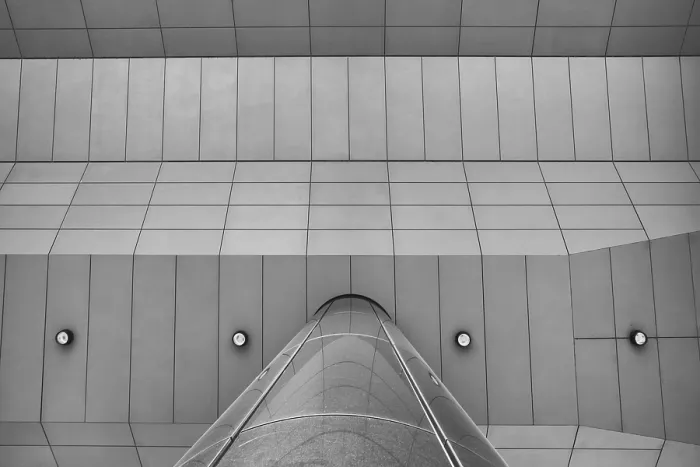 Framed Print : Detail of a Modern Building Print Framed Print : Detail of a Modern Building Print