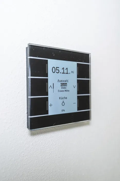Framed Print : A Modern Switch Print with Blue Display Framed Print : A Modern Switch Print with Blue Display