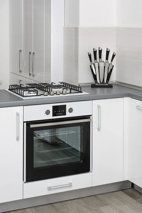 Framed Print : Modern White and Black Kitchen Print Framed Print : Modern White and Black Kitchen Print
