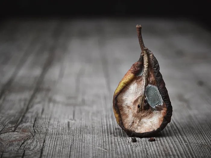 Framed Print : Moldy Pear Print Framed Print : Moldy Pear Print