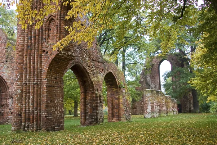 Framed Print : Monastery Ruins Print - Abandoned Architecture Framed Print : Monastery Ruins Print - Abandoned Architecture