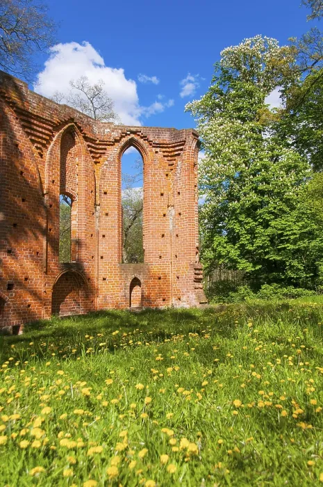 Framed Print : Boitzenburg Monastery Ruins Print, Germany Framed Print : Boitzenburg Monastery Ruins Print, Germany