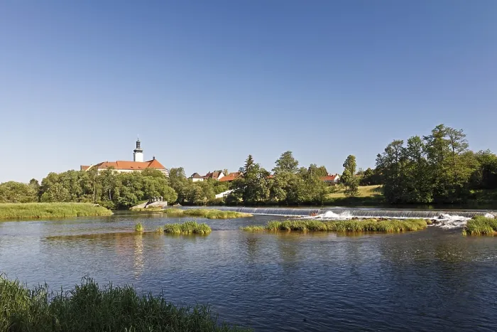Framed Print : Monastery Walderbach Print, Regen River, Bavaria Germany