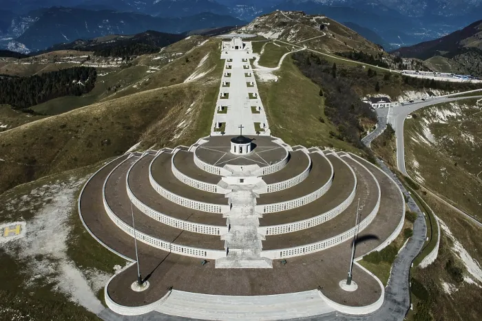Framed Print : First World War Monument Print at Monte Grappa Italy Framed Print : First World War Monument Print at Monte Grappa Italy