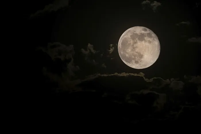Framed Print : Full Moon Print over Sauerland, Germany Framed Print : Full Moon Print over Sauerland, Germany