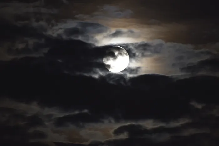 Framed Print : Full Moon Shines Through Clouds Print Framed Print : Full Moon Shines Through Clouds Print