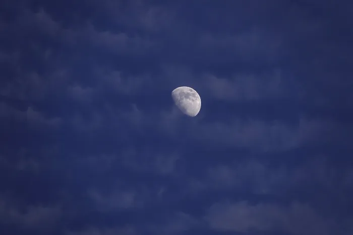 Framed Print : Germany Moon behind Veil Clouds Print Framed Print : Germany Moon behind Veil Clouds Print