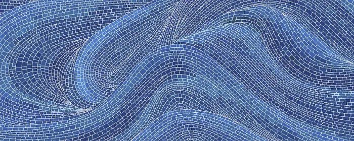Framed Print : Mosaic Art Waves Texture Vector Print Background Framed Print : Mosaic Art Waves Texture Vector Print Background
