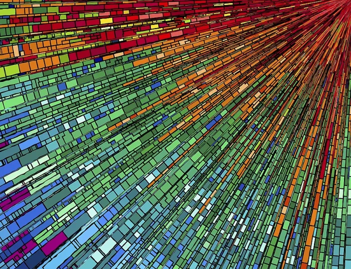 Framed Print : Mosaic Rays Background Print in Colors Framed Print : Mosaic Rays Background Print in Colors