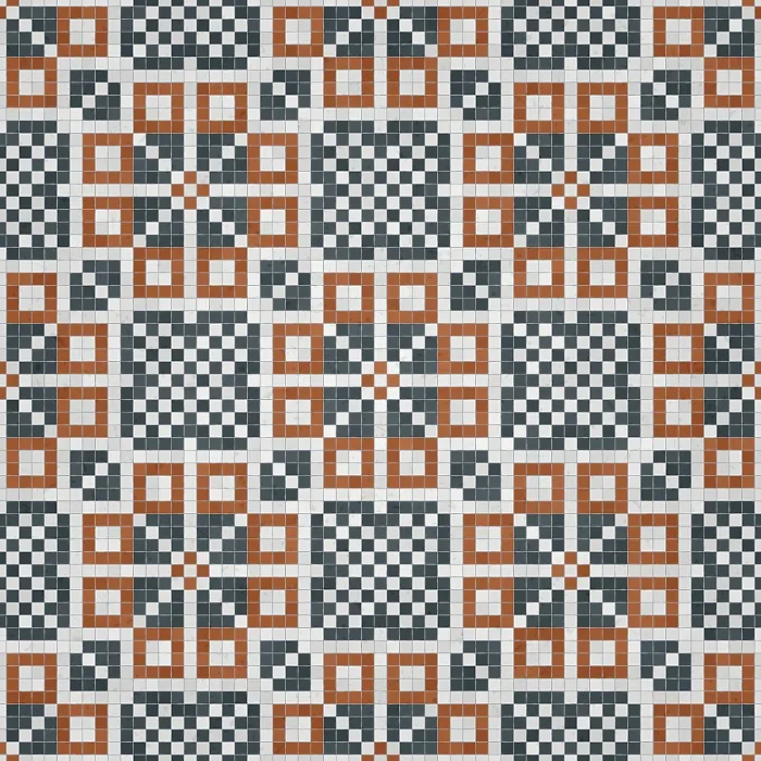 Framed Print : Mosaic Tiles Print: Seamless Vector Pattern Framed Print : Mosaic Tiles Print: Seamless Vector Pattern