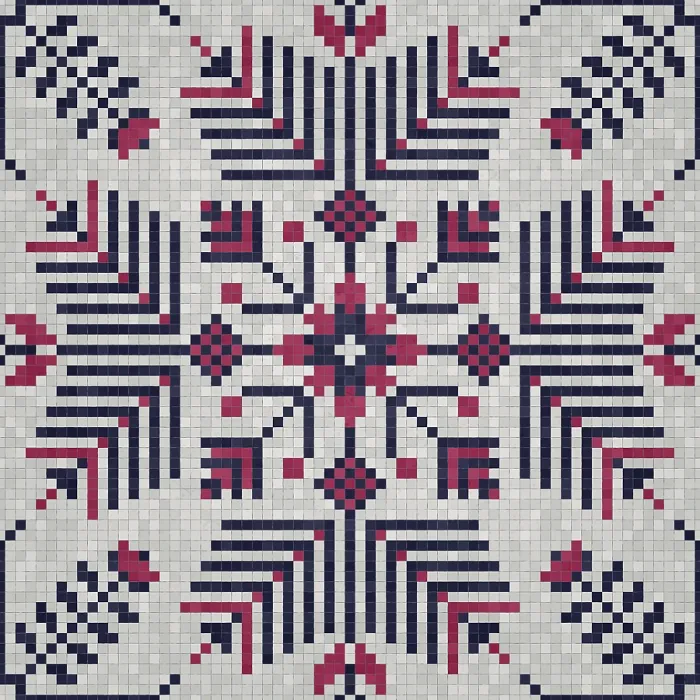 Framed Print : Mosaic Tiles Print, Seamless Vector Pattern Framed Print : Mosaic Tiles Print, Seamless Vector Pattern