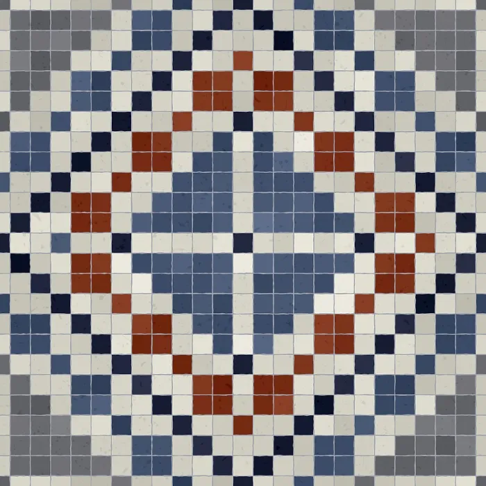 Framed Print : Seamless Mosaic Tiles Print Background Framed Print : Seamless Mosaic Tiles Print Background