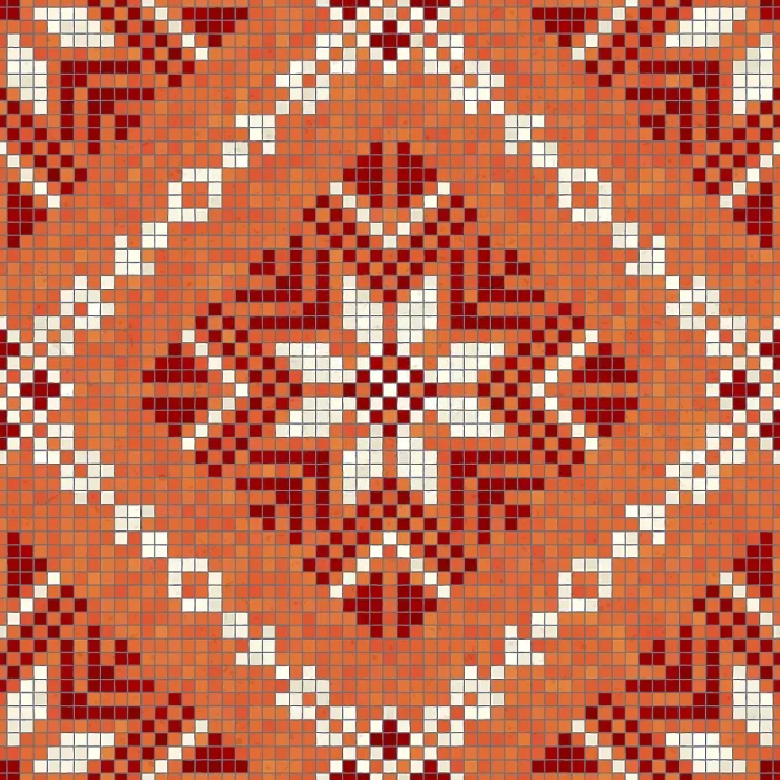 Framed Print : Mosaic Tiles Print, Seamless Vector Pattern Framed Print : Mosaic Tiles Print, Seamless Vector Pattern
