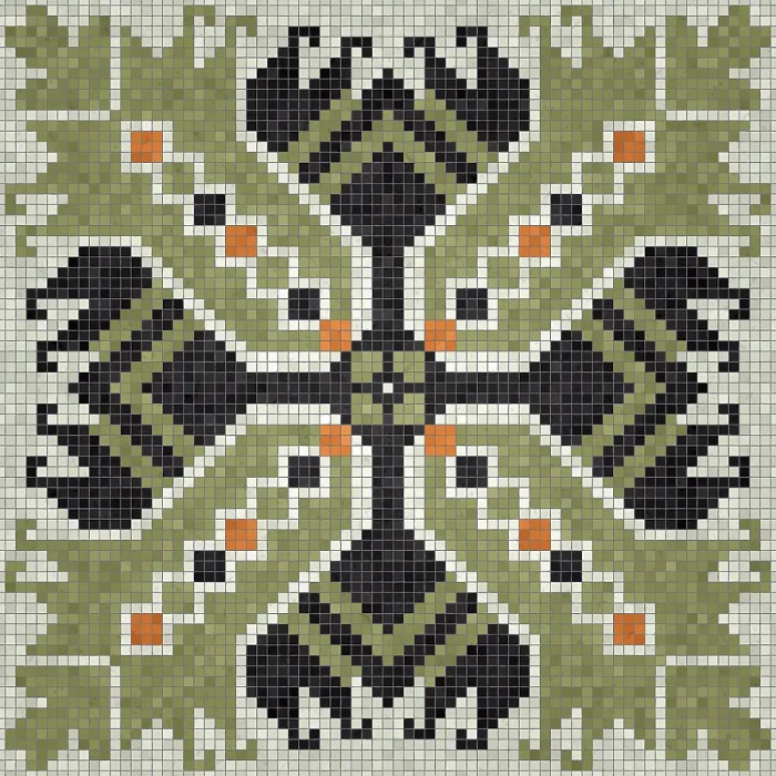 Framed Print : Mosaic Tiles Seamless Print Background Framed Print : Mosaic Tiles Seamless Print Background