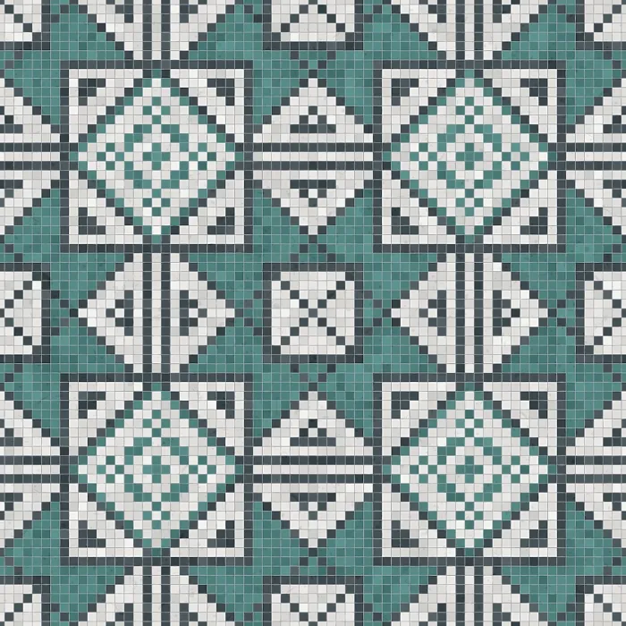 Framed Print : Mosaic Tiles Print, Seamless Vector Pattern Framed Print : Mosaic Tiles Print, Seamless Vector Pattern