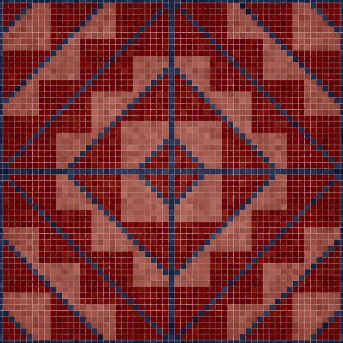 Framed Print : Mosaic Tiles Print, Seamless Vector Pattern Framed Print : Mosaic Tiles Print, Seamless Vector Pattern