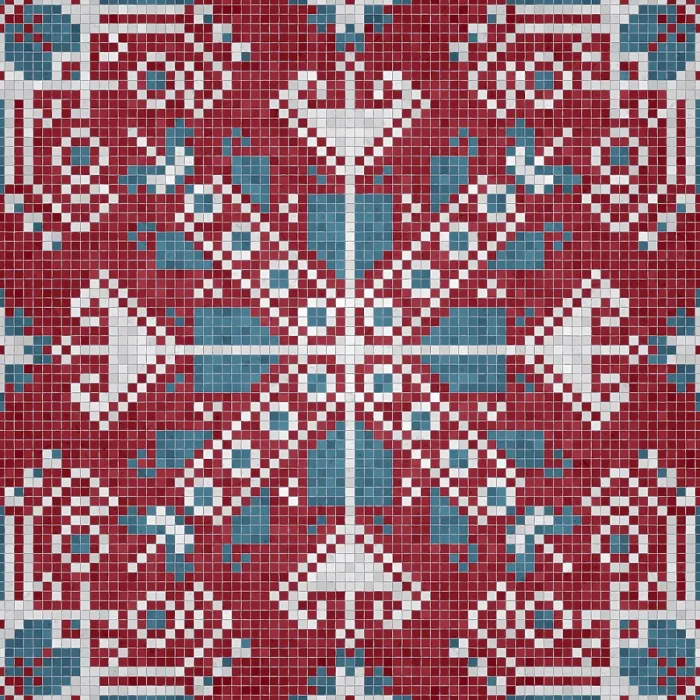 Framed Print : Mosaic Tiles Print, Seamless Vector Pattern Framed Print : Mosaic Tiles Print, Seamless Vector Pattern