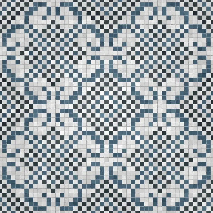 Framed Print : Mosaic Tiles Print - Seamless Vector Pattern