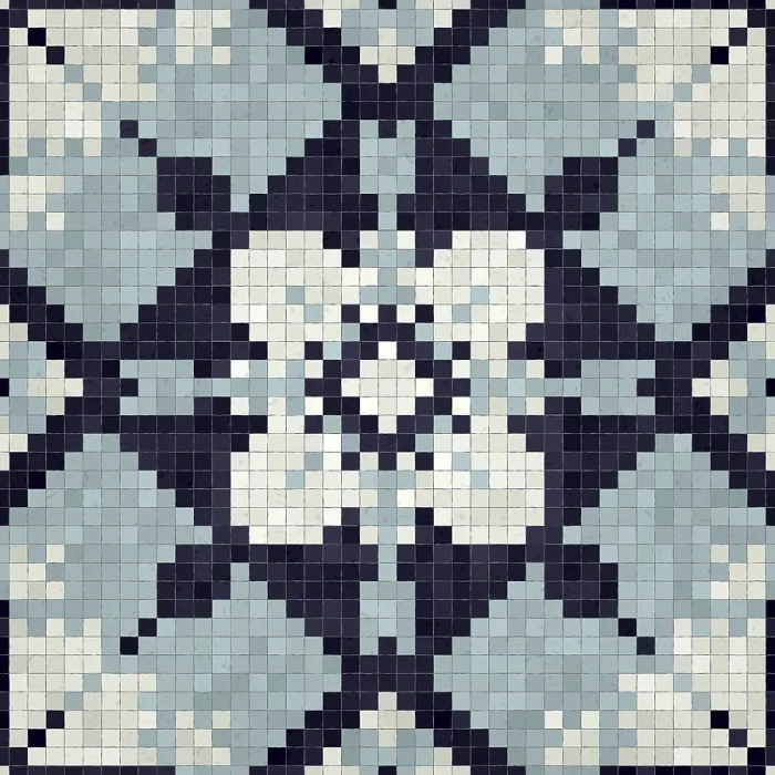Framed Print : Mosaic Tiles Background Seamless Vector Print
