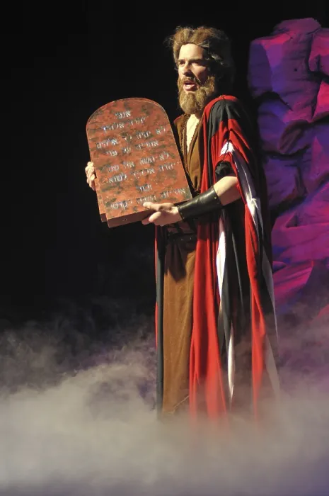 Framed Print : Moses with the Ten Commandments Print Framed Print : Moses with the Ten Commandments Print