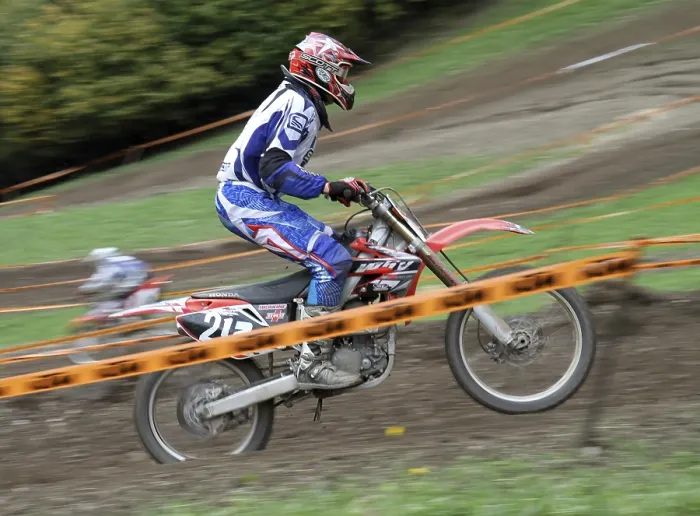 Framed Print : Motocross Print - Action on the Track Framed Print : Motocross Print - Action on the Track