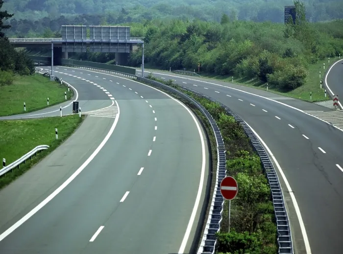Framed Print : Empty Motorway Print Framed Print : Empty Motorway Print