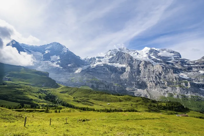 Framed Print : Mountain Panorama Print, Bernese Oberland, Switzerland Framed Print : Mountain Panorama Print, Bernese Oberland, Switzerland
