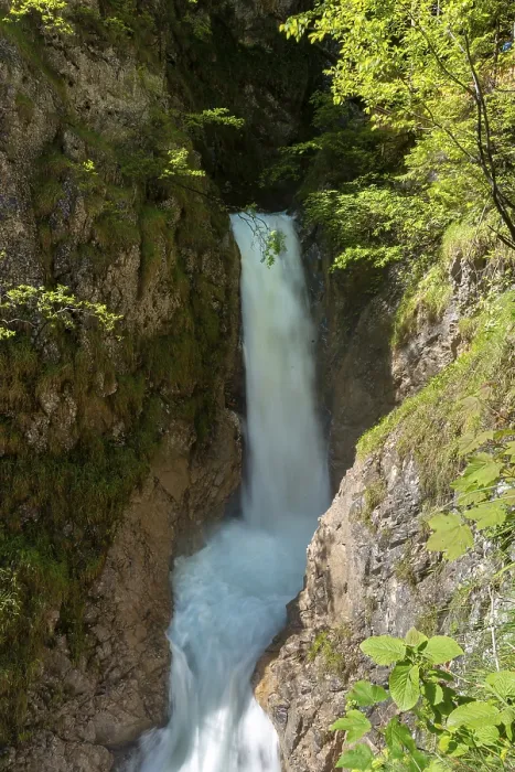 Framed Print : Mountain Stream with Waterfall Print, Wolfsklamm Gorge, Austria Framed Print : Mountain Stream with Waterfall Print, Wolfsklamm Gorge, Austria