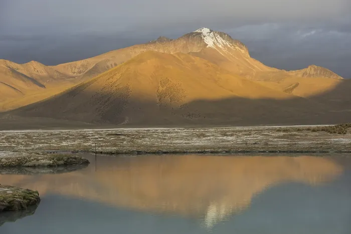 Framed Print : Evening Light at Salar de Surire, Chile Print Framed Print : Evening Light at Salar de Surire, Chile Print