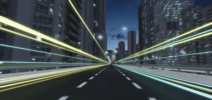 Framed Print : Motion Blur Night Scene Print with Light Trails Framed Print : Motion Blur Night Scene Print with Light Trails