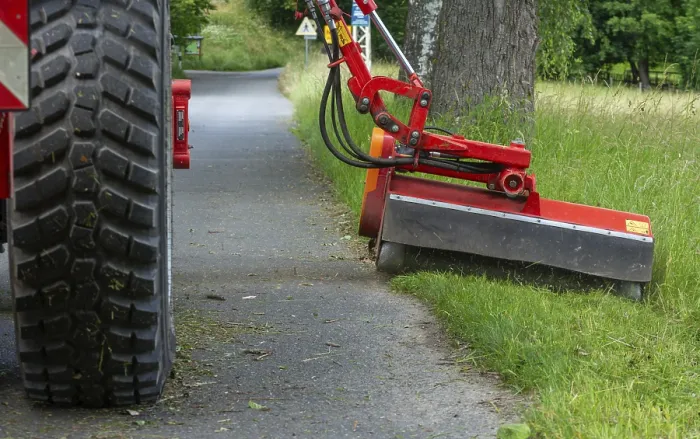 Framed Print : Mowing Machine Print