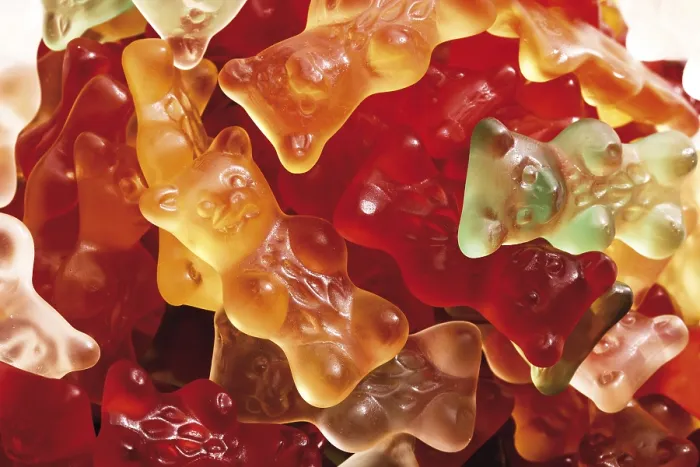 Framed Print : Multicoloured Gummi Bears Print Framed Print : Multicoloured Gummi Bears Print