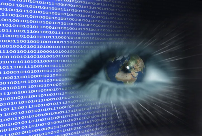 Framed Print : Multimedia Eye Print - Data Stream Analysis Framed Print : Multimedia Eye Print - Data Stream Analysis