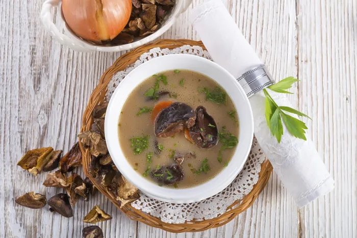 Framed Print : Mushroom Soup Print Framed Print : Mushroom Soup Print
