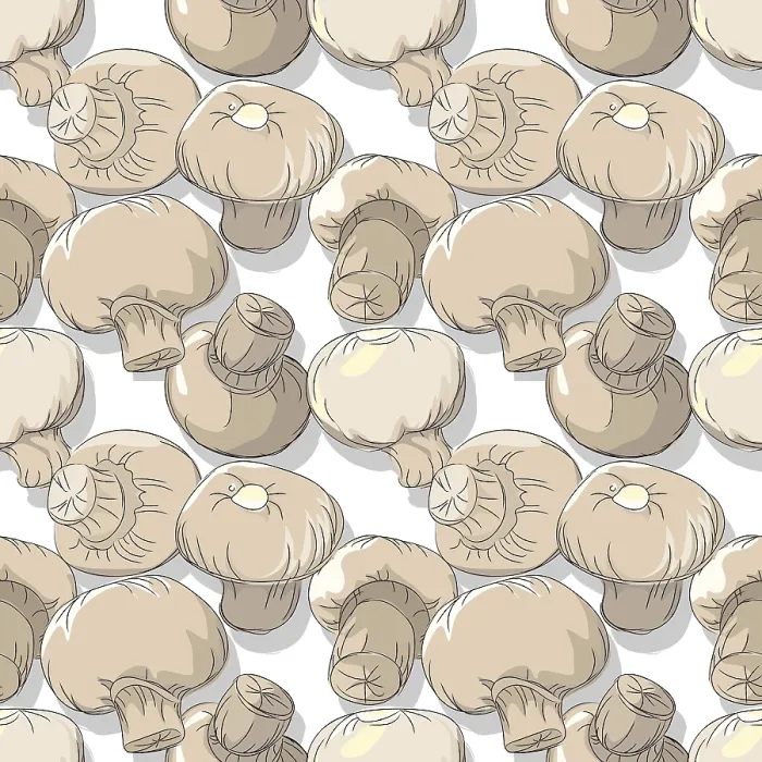 Framed Print : Mushrooms Repeating Pattern Print Framed Print : Mushrooms Repeating Pattern Print