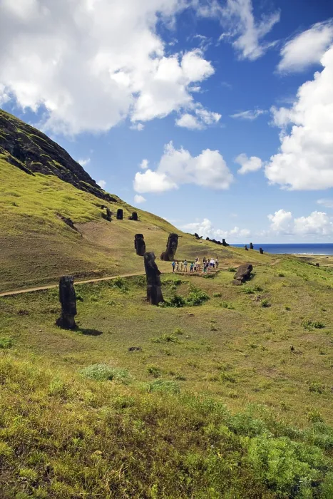 Framed Print : Mysterious Easter Island Print Framed Print : Mysterious Easter Island Print