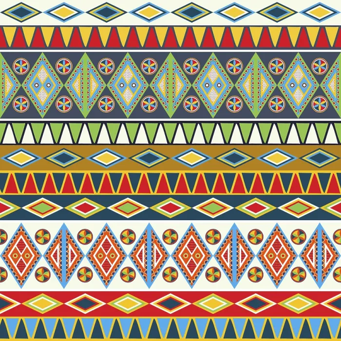 Framed Print : Najdi Style Vector Seamless Pattern Print Framed Print : Najdi Style Vector Seamless Pattern Print