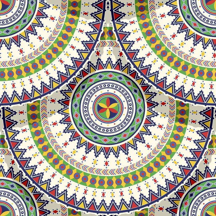 Framed Print : Najdi Style Vector Seamless Pattern Print Framed Print : Najdi Style Vector Seamless Pattern Print
