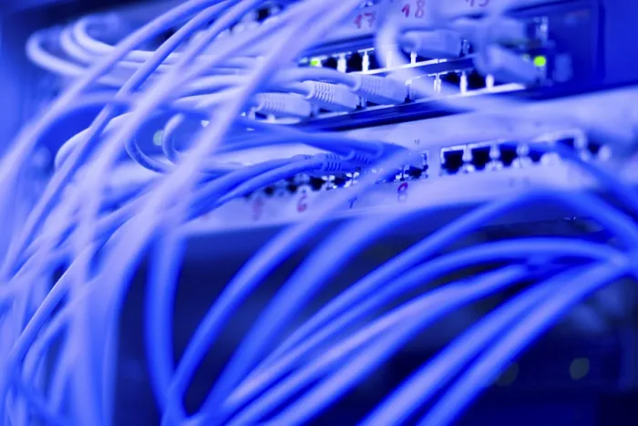 Framed Print : Network Cables Print Framed Print : Network Cables Print