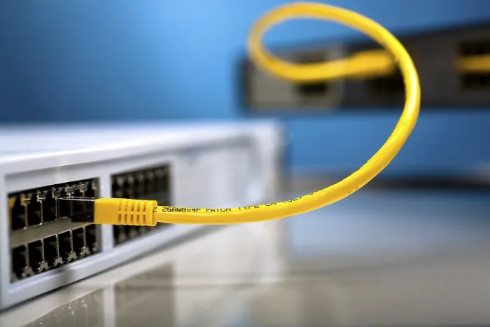 Framed Print : Network Switches and Patch Cables Print Framed Print : Network Switches and Patch Cables Print