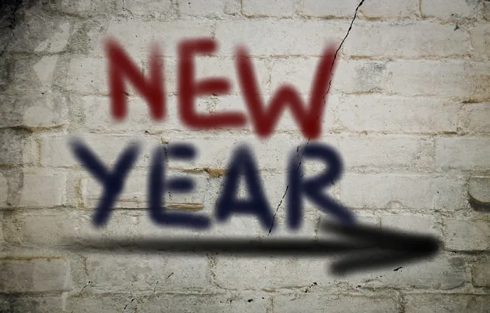 Framed Print : New Year Print Concept Framed Print : New Year Print Concept