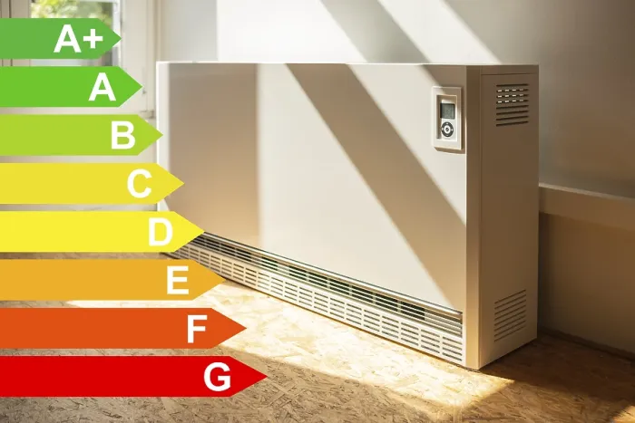 Framed Print : Night Storage Heating in a Flat Print: Energy Efficiency Guide Framed Print : Night Storage Heating in a Flat Print: Energy Efficiency Guide