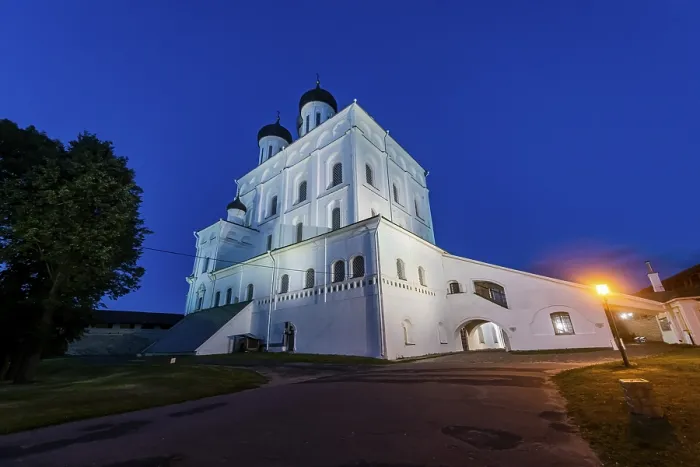 Framed Print : Nightshot of the Trinity Cathedral in Pskov, UNESCO Print Framed Print : Nightshot of the Trinity Cathedral in Pskov, UNESCO Print