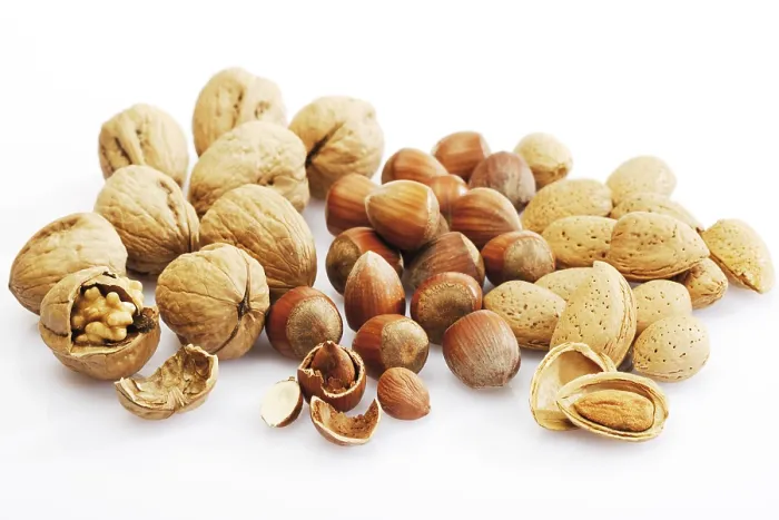Framed Print : Nuts: Walnuts, Hazelnuts and Almonds Print Framed Print : Nuts: Walnuts, Hazelnuts and Almonds Print